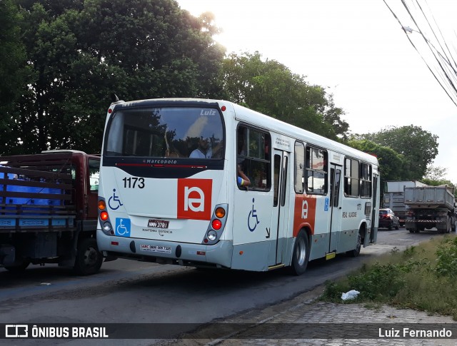 Real Alagoas de Viação 1173 na cidade de Maceió, Alagoas, Brasil, por Luiz Fernando. ID da foto: 6571439.