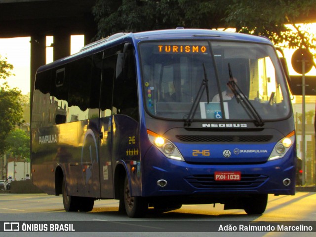 Pampulha Turismo 246 na cidade de Belo Horizonte, Minas Gerais, Brasil, por Adão Raimundo Marcelino. ID da foto: 6571731.