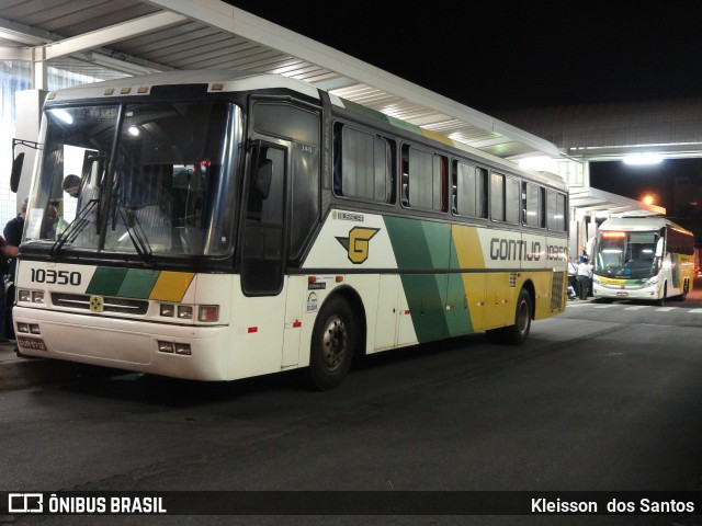 Empresa Gontijo de Transportes 10350 na cidade de Belo Horizonte, Minas Gerais, Brasil, por Kleisson  dos Santos. ID da foto: 6571834.