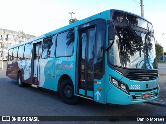 Viação Praia Sol 30022 na cidade de Vila Velha, Espírito Santo, Brasil, por Danilo Moraes. Número da foto: #6571766.