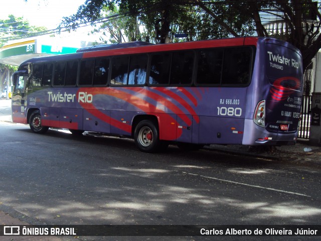 Twister Rio Transporte e Turismo 1080 na cidade de Rio de Janeiro, Rio de Janeiro, Brasil, por Carlos Alberto de Oliveira Júnior. ID da foto: 6571381.