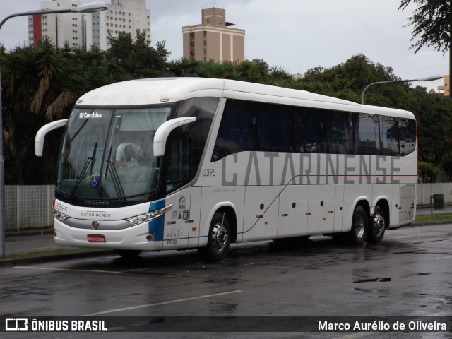 Auto Viação Catarinense 3395 na cidade de Curitiba, Paraná, Brasil, por Marco Aurélio de Oliveira. Número da foto: #6570106.