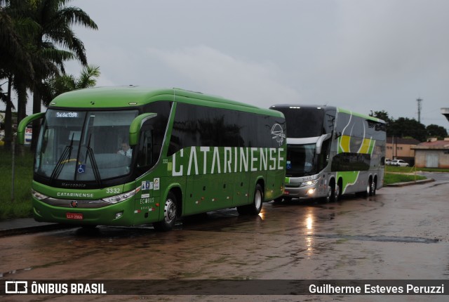 Auto Viação Catarinense 3332 na cidade de Campo Mourão, Paraná, Brasil, por Guilherme Esteves Peruzzi. Número da foto: #6571310.