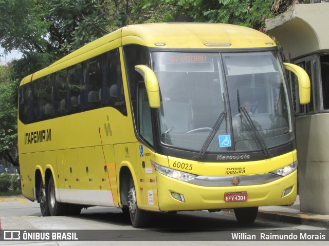 Viação Itapemirim 60025 na cidade de São Paulo, São Paulo, Brasil, por Willian Raimundo Morais. ID da foto: 6571362.