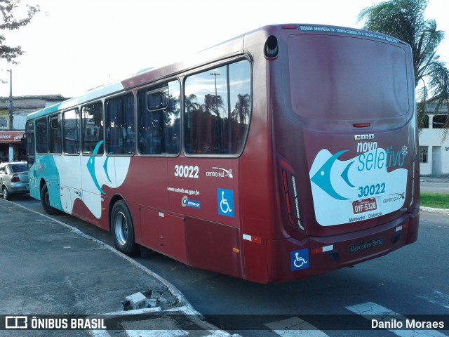 Viação Praia Sol 30022 na cidade de Vila Velha, Espírito Santo, Brasil, por Danilo Moraes. Número da foto: #6571803.