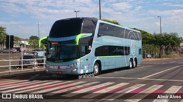 Viação Garcia 7187 na cidade de Londrina, Paraná, Brasil, por Almir Alves. ID da foto: 6573796.