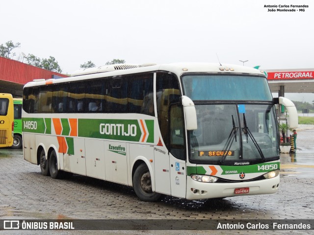 Empresa Gontijo de Transportes 14850 na cidade de João Monlevade, Minas Gerais, Brasil, por Antonio Carlos Fernandes. Número da foto: #6572306.