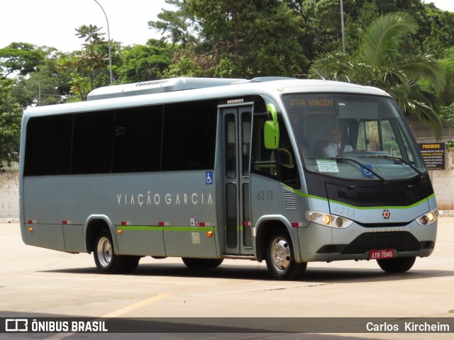 Viação Garcia 6213 na cidade de Maringá, Paraná, Brasil, por Carlos Kircheim. Número da foto: #6574186.