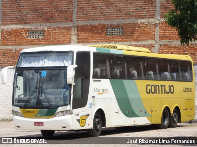 Empresa Gontijo de Transportes 12900 (garagem) na cidade de Teresina, Piauí, Brasil, por José Ribamar Lima Fernandes. ID da foto: 6572110.