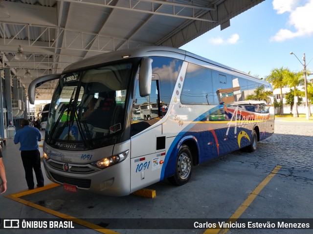 Alexandre Turismo 1091 na cidade de Balneário Camboriú, Santa Catarina, Brasil, por Carlos Vinicius Estevão Menezes. Número da foto: #6572483.