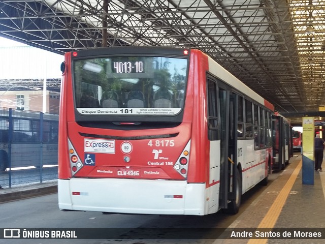 Express Transportes Urbanos Ltda 4 8175 na cidade de São Paulo, São Paulo, Brasil, por Andre Santos de Moraes. Número da foto: #6572564.