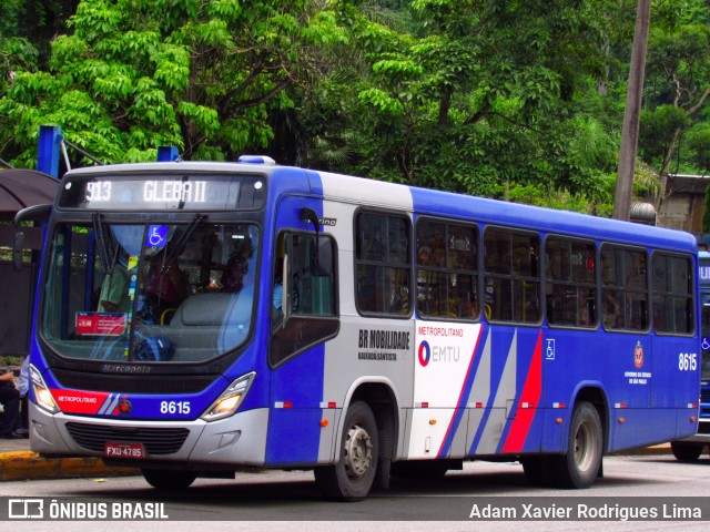 BR Mobilidade Baixada Santista 8615 na cidade de Cubatão, São Paulo, Brasil, por Adam Xavier Rodrigues Lima. Número da foto: #6571996.