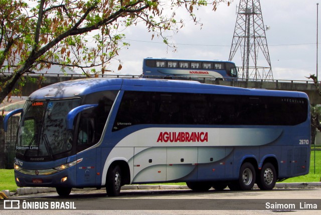 Viação Águia Branca 26710 na cidade de Vitória, Espírito Santo, Brasil, por Saimom  Lima. ID da foto: 6573229.