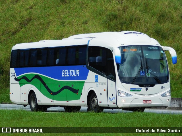 Bel-Tour Transportes e Turismo 384 na cidade de Petrópolis, Rio de Janeiro, Brasil, por Rafael da Silva Xarão. Número da foto: #6573902.