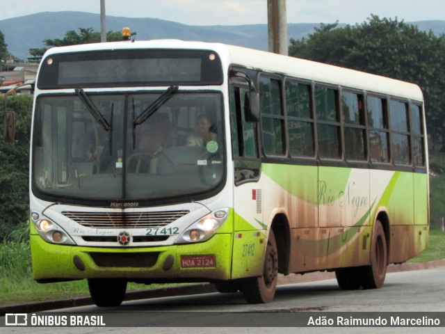 Rio Negro Fretamento e Turismo 27412 na cidade de Belo Horizonte, Minas Gerais, Brasil, por Adão Raimundo Marcelino. Número da foto: #6573786.