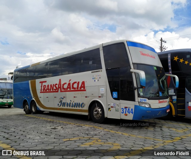 TransAcácia Turismo 3744 na cidade de São Paulo, São Paulo, Brasil, por Leonardo Fidelli. Número da foto: #6573376.