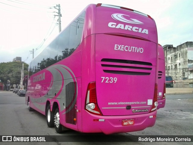 Viação Garcia 7239 na cidade de São Paulo, São Paulo, Brasil, por Rodrigo Moreira Correia. Número da foto: #6574231.