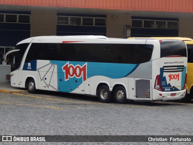 Auto Viação 1001 3846 na cidade de Manhuaçu, Minas Gerais, Brasil, por Christian  Fortunato. Número da foto: #6574562.