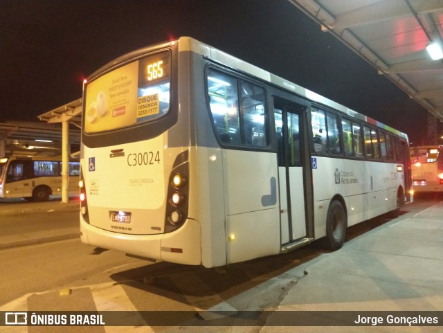 Transportes Futuro C30024 na cidade de Rio de Janeiro, Rio de Janeiro, Brasil, por Jorge Gonçalves. Número da foto: #6575613.