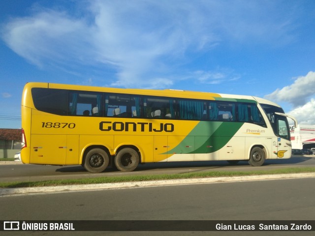 Empresa Gontijo de Transportes 18870 na cidade de Ji-Paraná, Rondônia, Brasil, por Gian Lucas  Santana Zardo. Número da foto: #6575517.