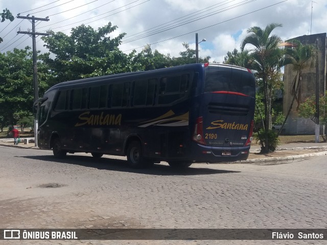 Empresas de Transportes Santana e São Paulo 2190 na cidade de Cruz das Almas, Bahia, Brasil, por Flávio  Santos. ID da foto: 6576816.