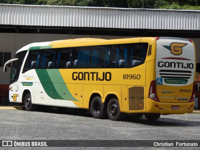 Empresa Gontijo de Transportes 18960 na cidade de Manhuaçu, Minas Gerais, Brasil, por Christian  Fortunato. Número da foto: #6577008.