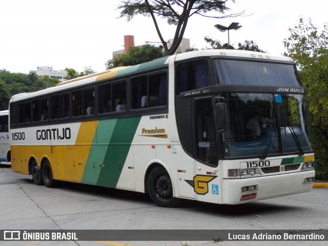 Empresa Gontijo de Transportes 11500 na cidade de São Paulo, São Paulo, Brasil, por Lucas Adriano Bernardino. Número da foto: #6578934.