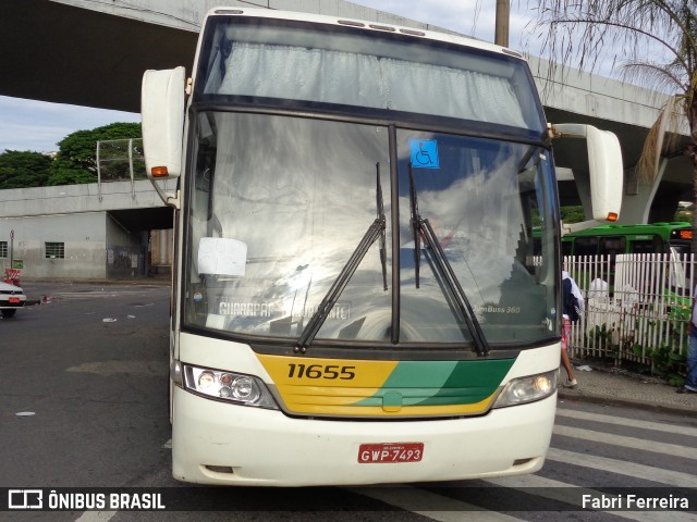 Empresa Gontijo de Transportes 11655 na cidade de Belo Horizonte, Minas Gerais, Brasil, por Fabri Ferreira. ID da foto: 6578457.