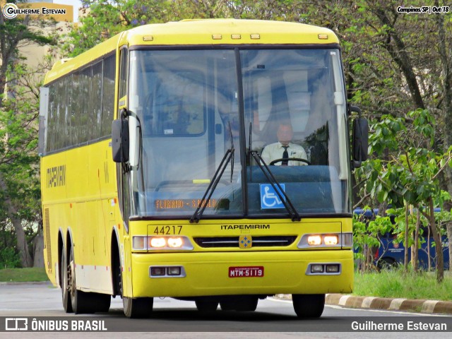 Viação Itapemirim 44217 na cidade de Campinas, São Paulo, Brasil, por Guilherme Estevan. ID da foto: 6578762.