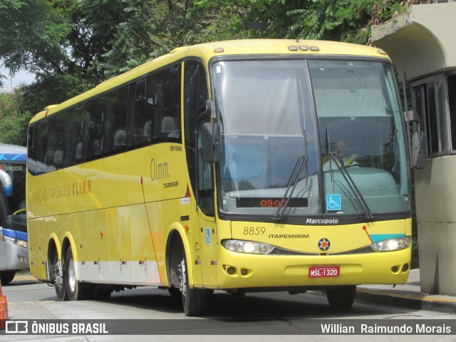 Viação Itapemirim 8859 na cidade de São Paulo, São Paulo, Brasil, por Willian Raimundo Morais. Número da foto: #6578589.