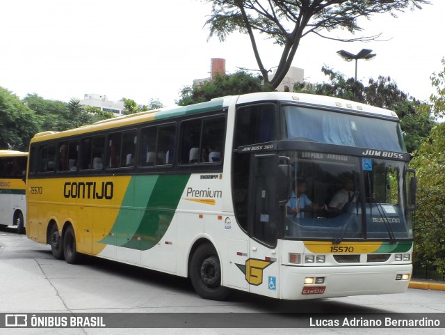 Empresa Gontijo de Transportes 15570 na cidade de São Paulo, São Paulo, Brasil, por Lucas Adriano Bernardino. ID da foto: 6578949.