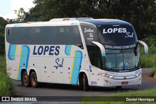 LopeSul Transportes - Lopes e Oliveira Transportes e Turismo - Lopes Sul 2079 na cidade de Rio Verde, Goiás, Brasil, por Daniel Henrique. ID da foto: 6579275.