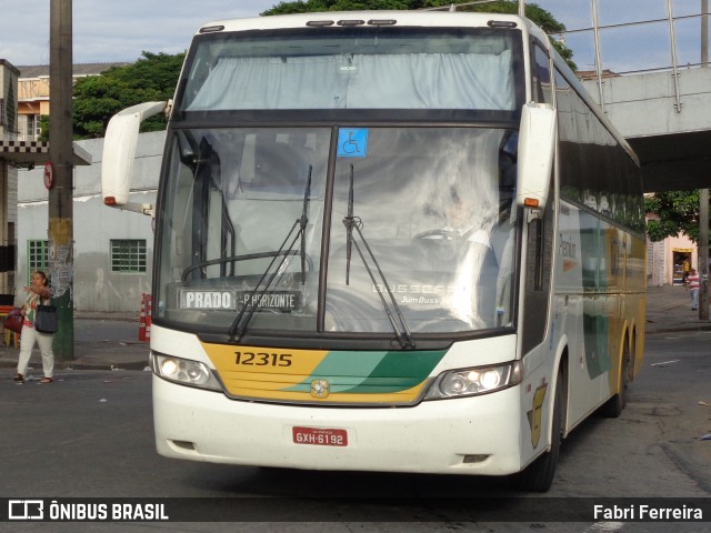 Empresa Gontijo de Transportes 12315 na cidade de Belo Horizonte, Minas Gerais, Brasil, por Fabri Ferreira. Número da foto: #6578483.