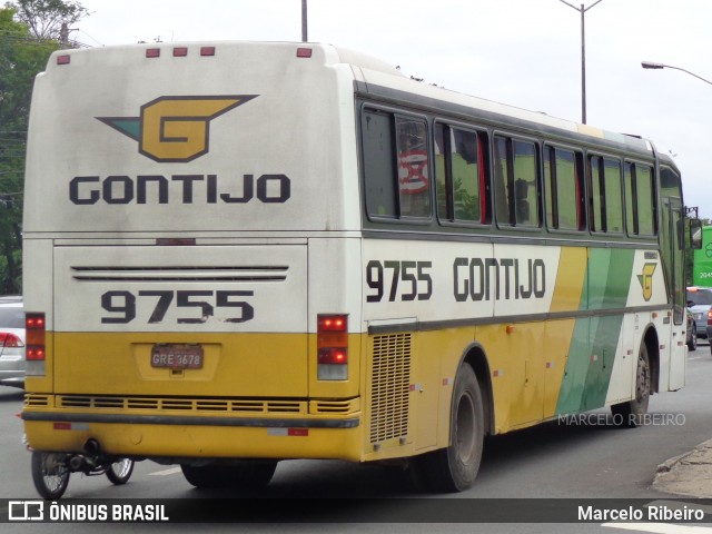 Empresa Gontijo de Transportes 9755 na cidade de Belo Horizonte, Minas Gerais, Brasil, por Marcelo Ribeiro. ID da foto: 6578627.