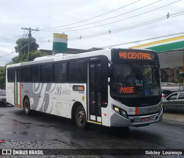 Transportes Blanco RJ 136.205 na cidade de Queimados, Rio de Janeiro, Brasil, por Sidcley Lourenço. ID da foto: 6578471.