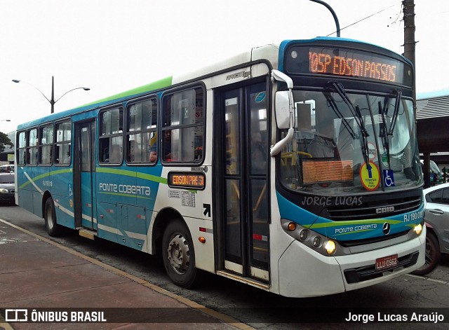 Viação Ponte Coberta RJ 190.019 na cidade de Rio de Janeiro, Rio de Janeiro, Brasil, por Jorge Lucas Araújo. Número da foto: #6578607.