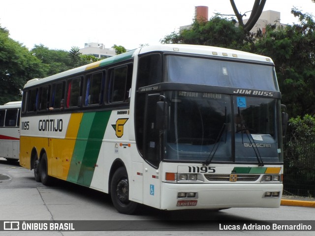 Empresa Gontijo de Transportes 11195 na cidade de São Paulo, São Paulo, Brasil, por Lucas Adriano Bernardino. ID da foto: 6578948.