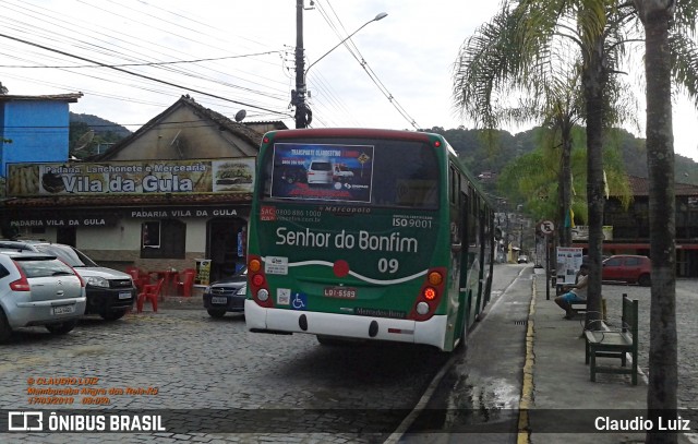 Viação Senhor do Bonfim 09 na cidade de Angra dos Reis, Rio de Janeiro, Brasil, por Claudio Luiz. ID da foto: 6579429.