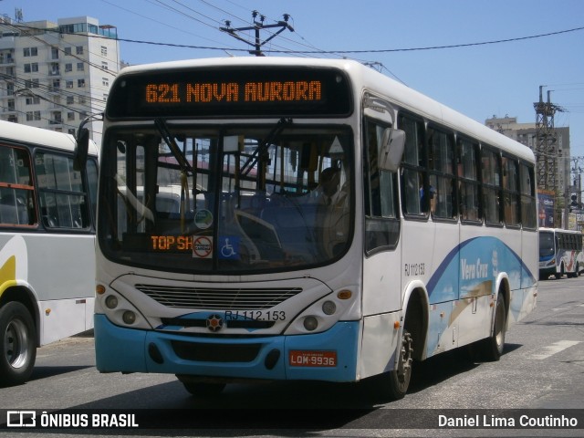 Auto Viação Vera Cruz - Belford Roxo RJ 112.153 na cidade de Nova Iguaçu, Rio de Janeiro, Brasil, por Daniel Lima Coutinho. ID da foto: 6579080.