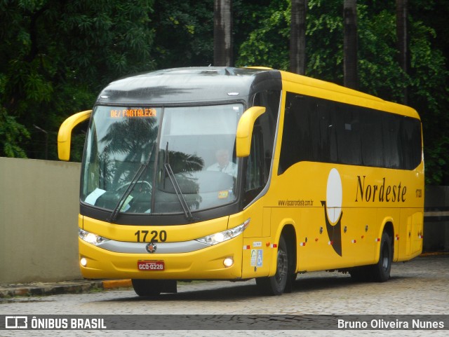 Viação Nordeste 1720 na cidade de Fortaleza, Ceará, Brasil, por Bruno Oliveira Nunes. Número da foto: #6580651.