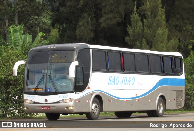 São João Turismo 4100 na cidade de Conselheiro Lafaiete, Minas Gerais, Brasil, por Rodrigo  Aparecido. Número da foto: #6581545.