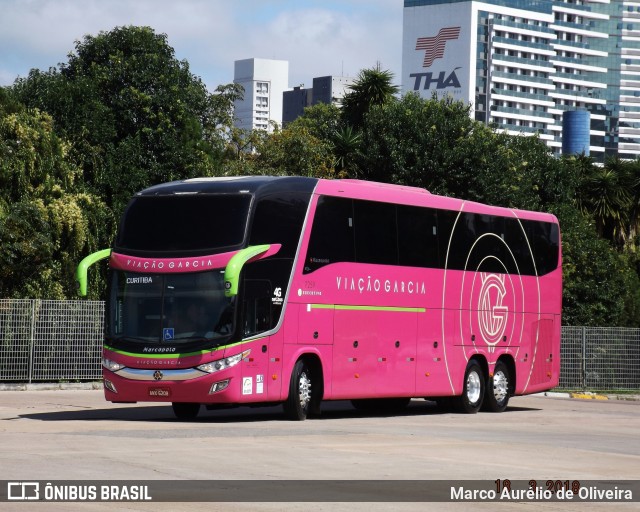 Viação Garcia 7259 na cidade de Curitiba, Paraná, Brasil, por Marco Aurélio de Oliveira. Número da foto: #6582413.