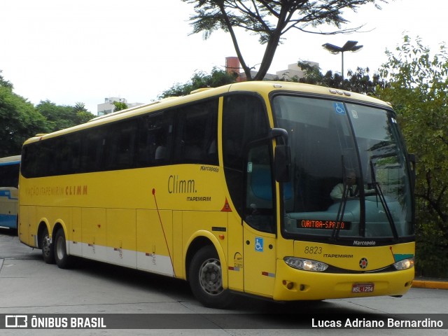 Viação Itapemirim 8823 na cidade de São Paulo, São Paulo, Brasil, por Lucas Adriano Bernardino. Número da foto: #6580688.