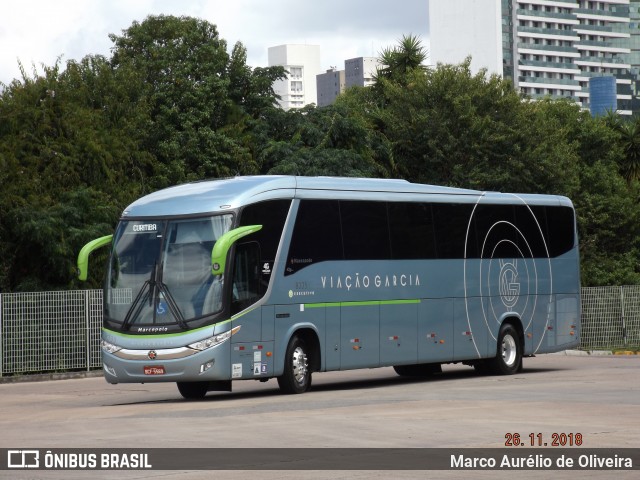 Viação Garcia 8335 na cidade de Curitiba, Paraná, Brasil, por Marco Aurélio de Oliveira. Número da foto: #6582463.