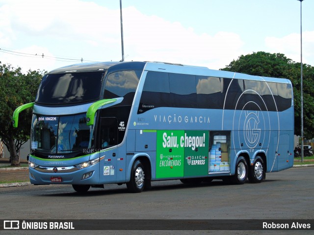 Viação Garcia 8471 na cidade de Paranavaí, Paraná, Brasil, por Robson Alves. ID da foto: 6582251.