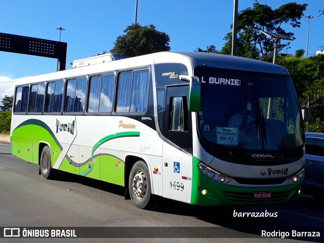 Turin Transportes 1499 na cidade de Belo Horizonte, Minas Gerais, Brasil, por Rodrigo Barraza. ID da foto: 6581534.