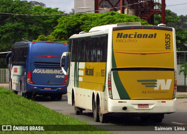 Viação Nacional 10535 na cidade de Vitória, Espírito Santo, Brasil, por Saimom  Lima. ID da foto: 6580586.