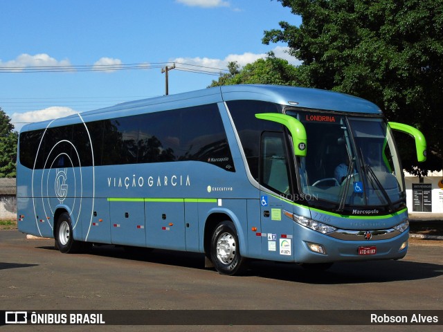 Viação Garcia 7766 na cidade de Paranavaí, Paraná, Brasil, por Robson Alves. ID da foto: 6582272.