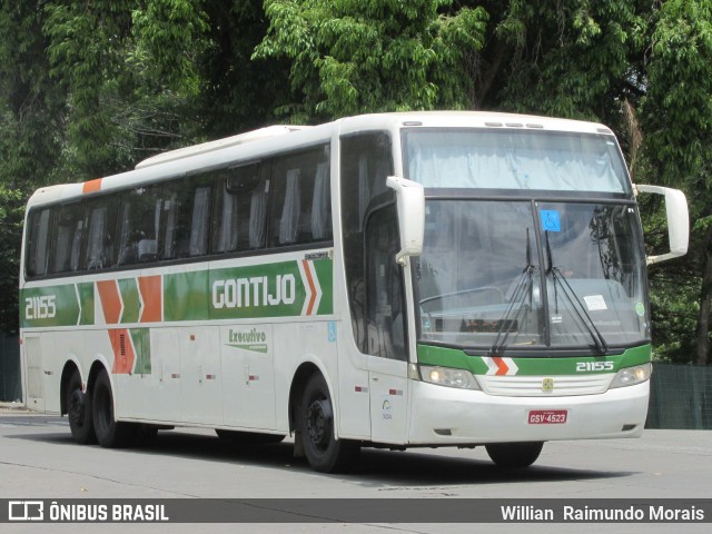 Empresa Gontijo de Transportes 21155 na cidade de São Paulo, São Paulo, Brasil, por Willian Raimundo Morais. ID da foto: 6580871.