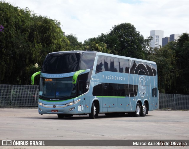 Viação Garcia 7147 na cidade de Curitiba, Paraná, Brasil, por Marco Aurélio de Oliveira. ID da foto: 6582390.